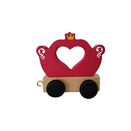Wooden Fairy Carriage - Personalized Name Train Piece