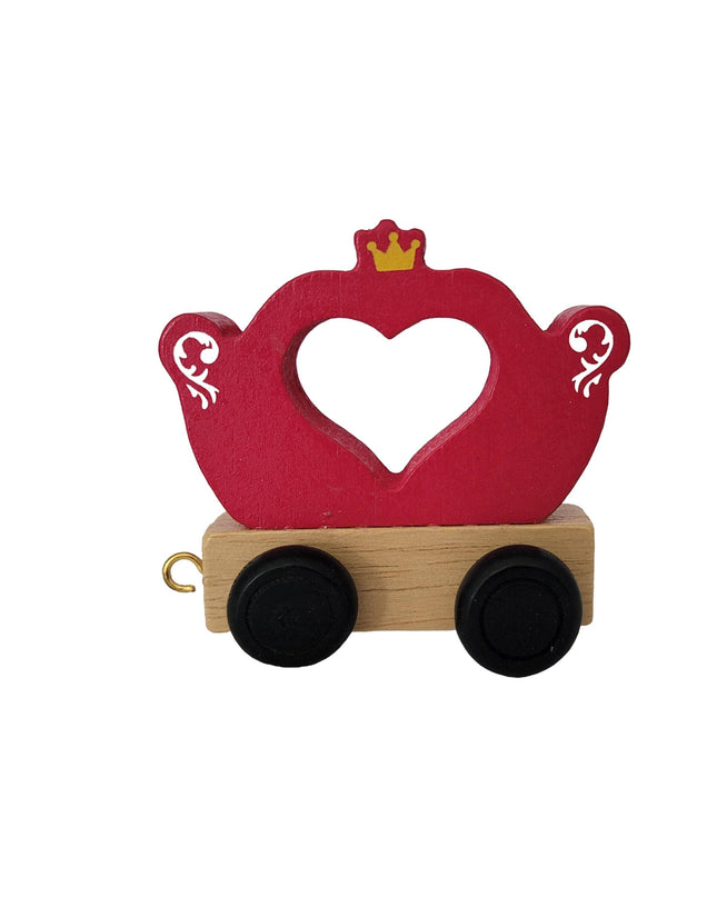 Wooden Fairy Carriage - Personalized Name Train Piece