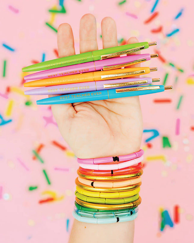 Pen Set - Teacher Appreciation - 5 Piece Set