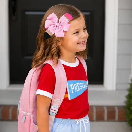 Pencil Back-to-School Hair Bow