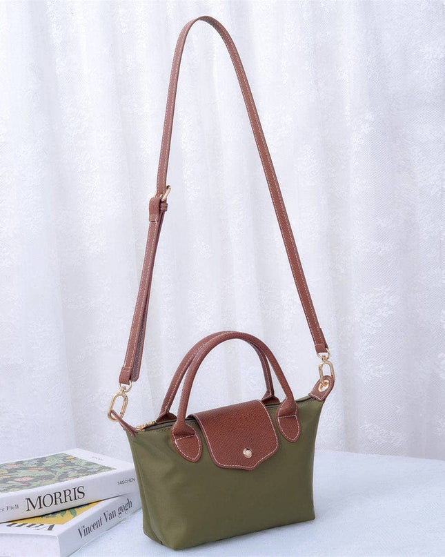 Britney Nylon Double Handle Crossbody Bag