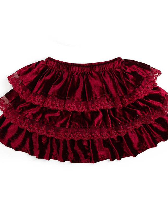 Red velet Christmas Skirt