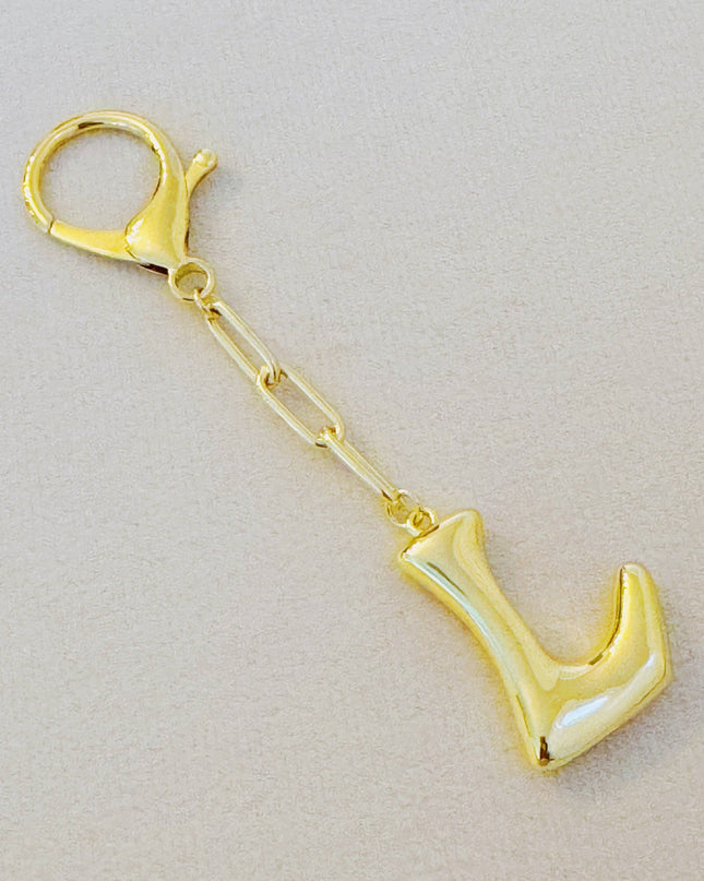 Whimsy Balloon Letter Initial Bag Charm
