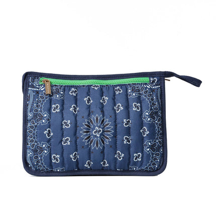 Bandana Print Pouch - Beau Navy