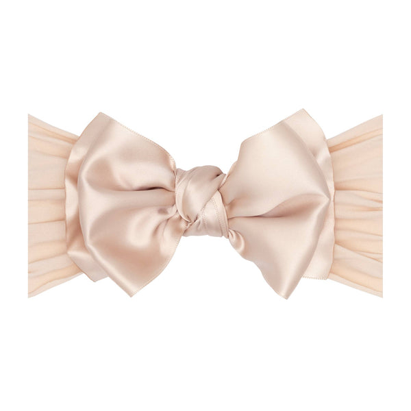 Satin FAB® Soft Nylon Headband with Satin Bow
