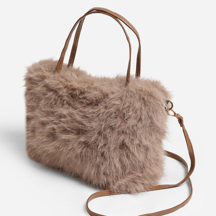 Faux Fur Mini Handbag