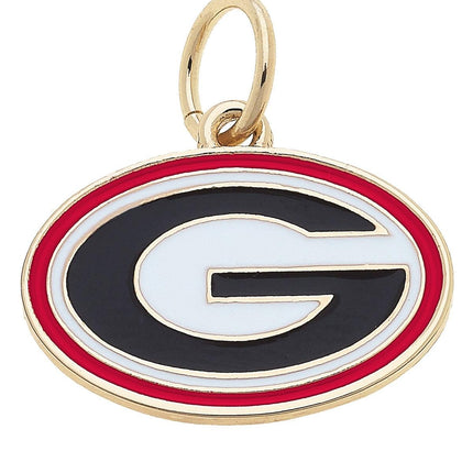 Georgia Bulldogs Enamel Logo Charm Charm