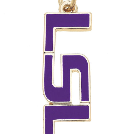 LSU Tigers Enamel Logo Charm