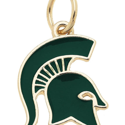 Michigan State Enamel Logo Charm Charm