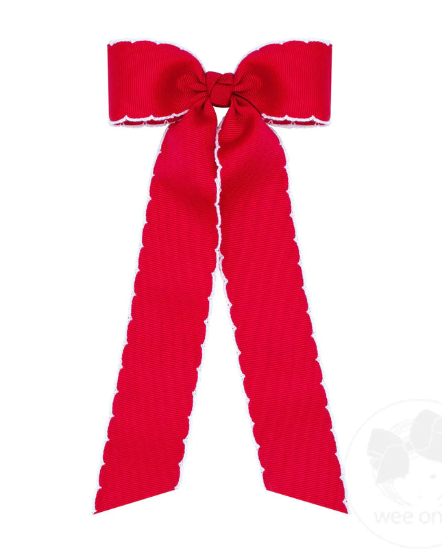 Moonstitch Bow with Streamer Tails