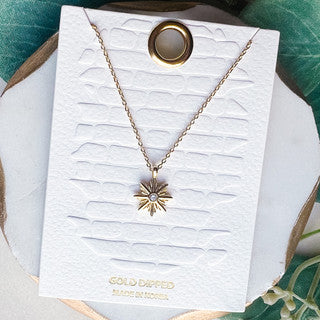 Star Cluster Gold Dipped Necklace