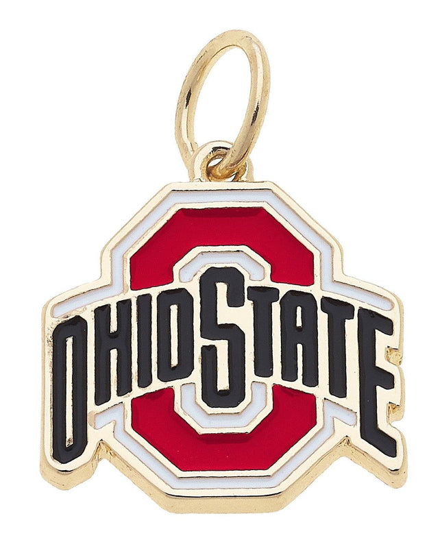 Ohio State Buckeyes Enamel Logo Charm