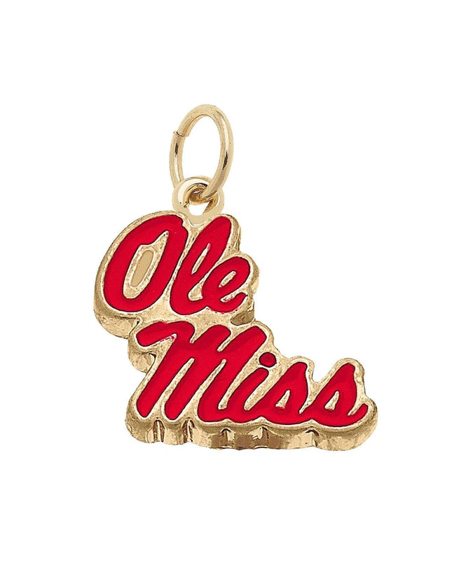Ole Miss Rebels Enamel Logo Charm