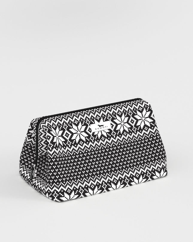 Scout Big Mouth Makeup Bag in Sweater Weather