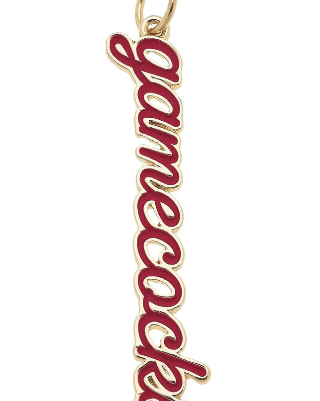 South Carolina  Enamel Script Charm
