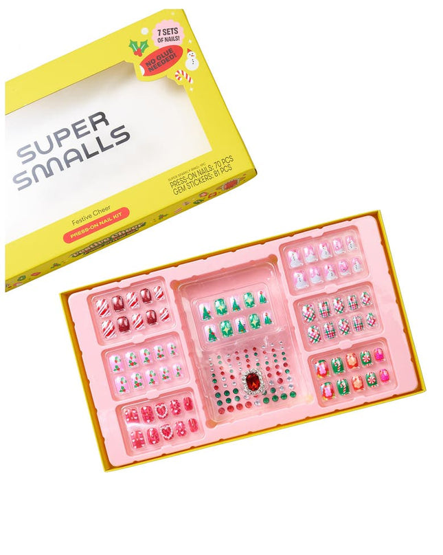 Super Smalls Festive Cheer Press On Nail Kit