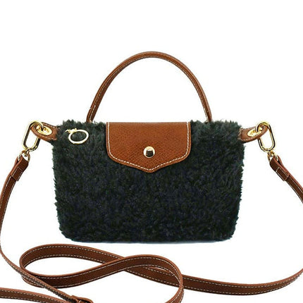 Shearling Mini Crossbody Bag