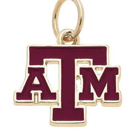 Texas A&M Enamel Logo Charm