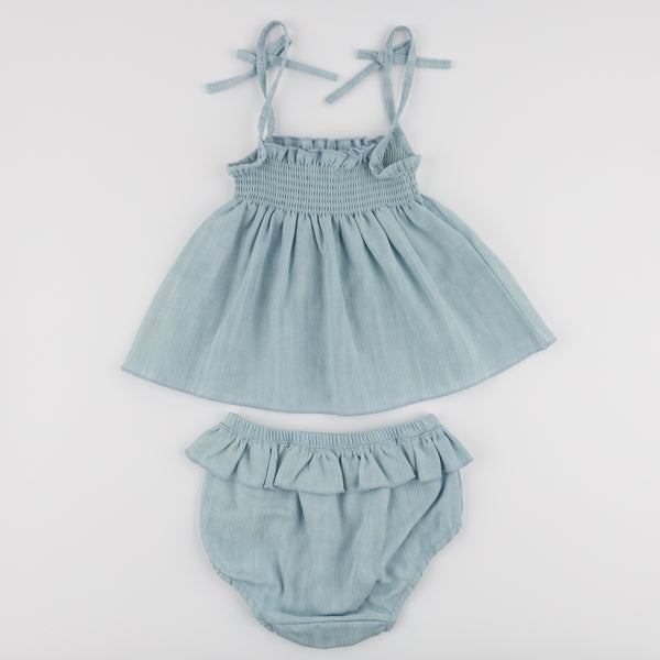 Gidget Tencel Denim Sunsuit Set