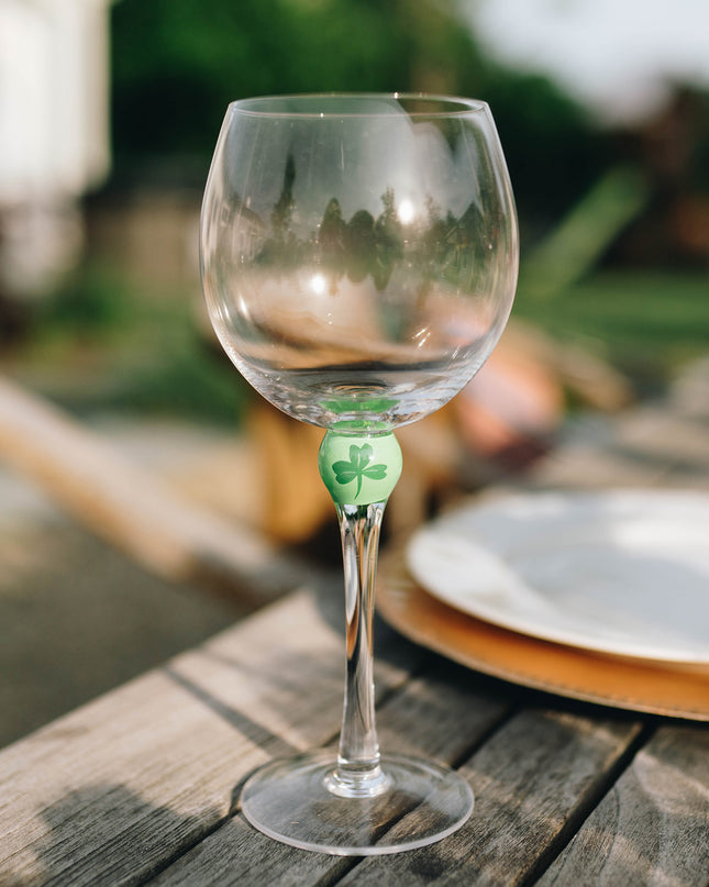 The Giving Glass -Shamrock Glass