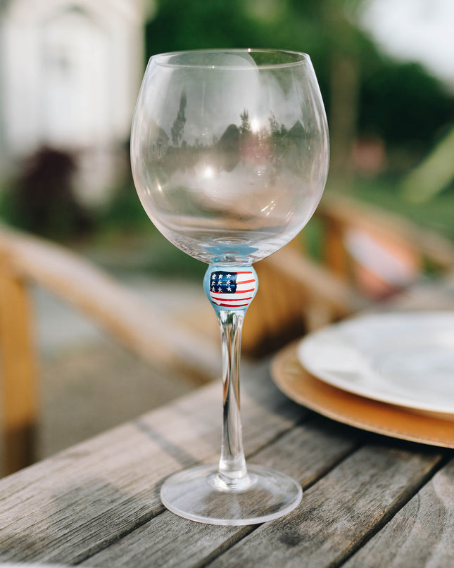The Giving Glass - The American Flag