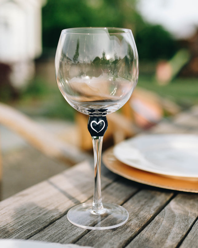 The Giving Glass -Heart Glass