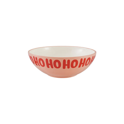 Ceramic Serving Bowl "Ho Ho Ho"