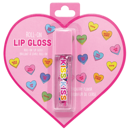 Heart roll on lip gloss — fun Valentine's Day and birthday gift for girls