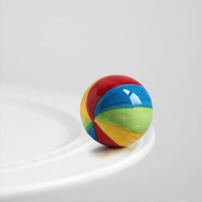 Nora Fleming Beach Ball Mini — summer decorative attachment for Nora Fleming serveware