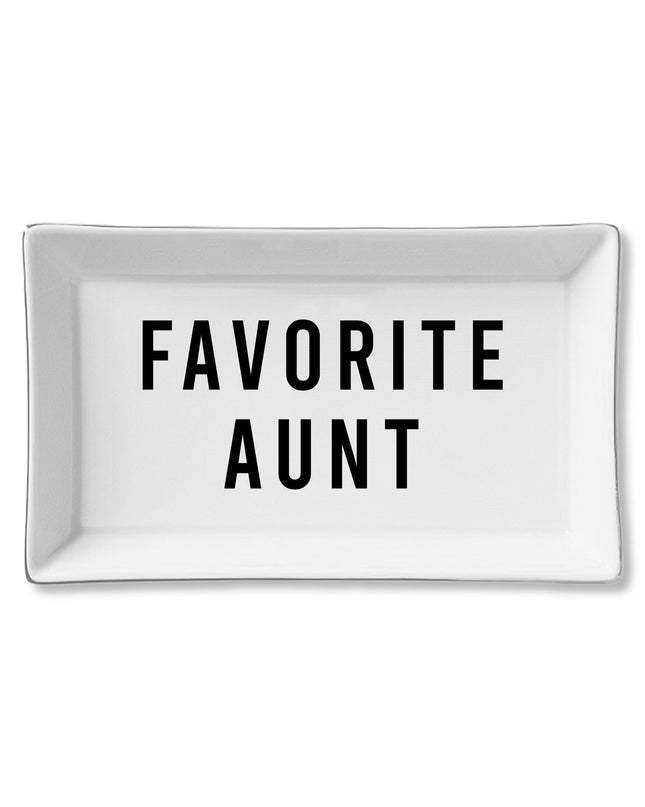 Ceramic Tray- Favorite  Aunt