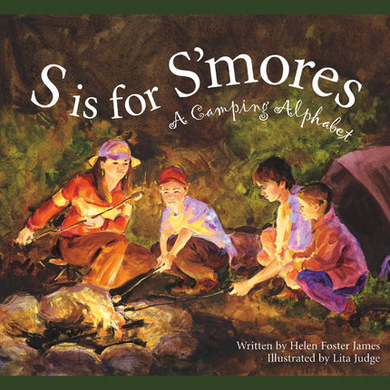 S is for S'mores Camping Alphabet children's book — fun outdoor gift for kids