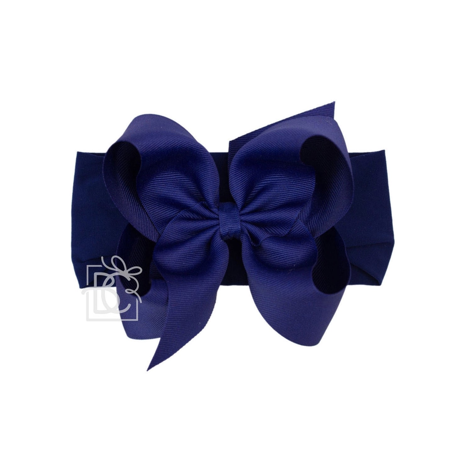 Panty Hose Headband with Extra Large Grosgrain Bow