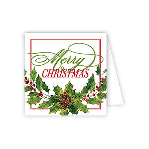 MERRY CHRISTMAS ENCLOSURE CARD