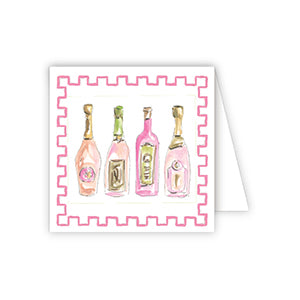 Enclosure Card- Champagne Bottles