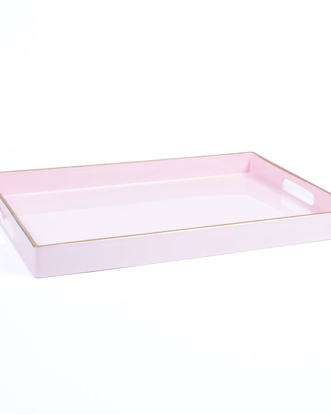 Pink Rectangular Tray-Personalized
