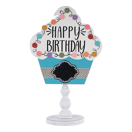Happy Birthday cupcake topper — fun party decoration, birthday gift