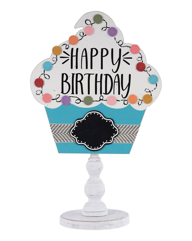 Happy Birthday cupcake topper — fun party decoration, birthday gift