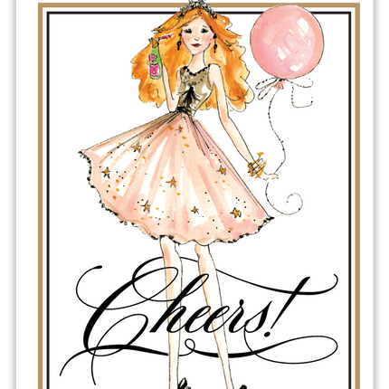 Cheers greeting card — celebration and birthday card