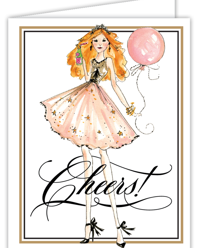 Cheers greeting card — celebration and birthday card