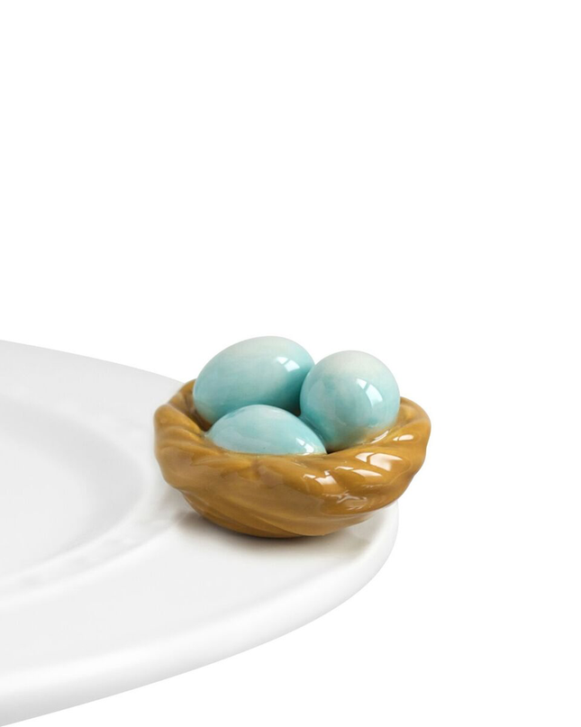 Nora Fleming Robin's Egg Blue Mini — decorative attachment for Nora Fleming serveware