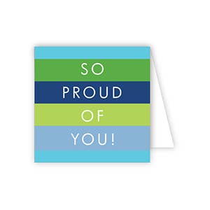 So Proud of You Blue Enclosure Card