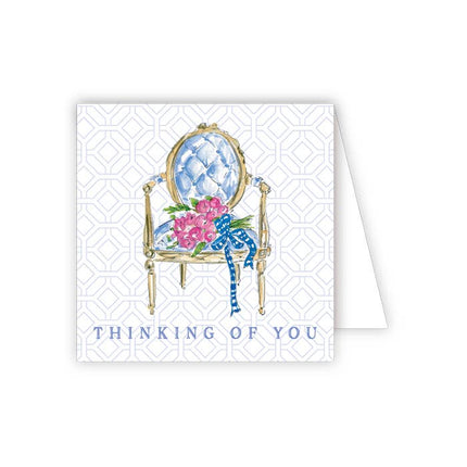Thinking of You enclosure card — sympathy and friendship gift enclosure