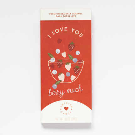 I Love You card and chocolate bar in one — sweet Valentine's Day and anniversary gift