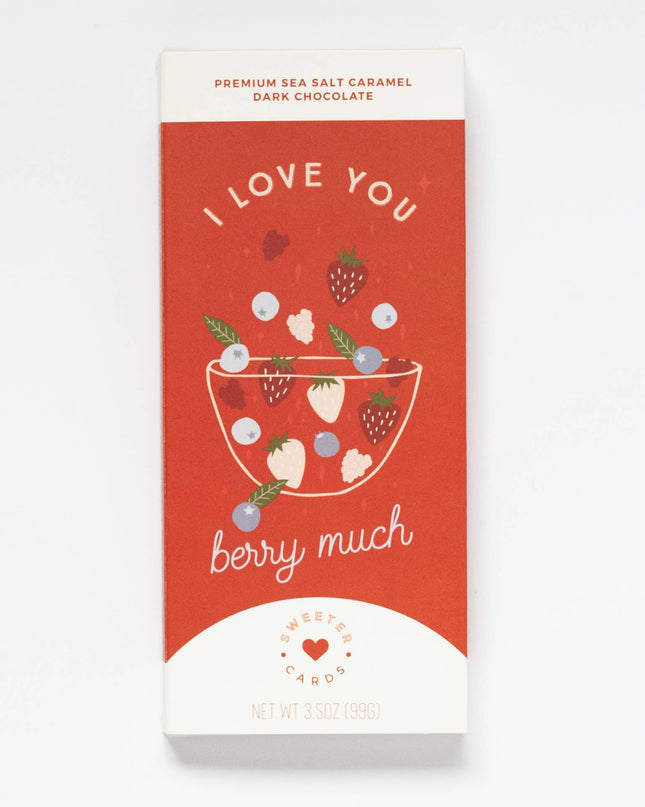 I Love You card and chocolate bar in one — sweet Valentine's Day and anniversary gift