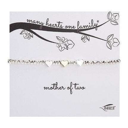 Mother of bracelet — shown with two charms