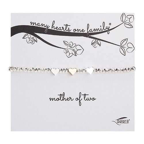 Mother of bracelet — shown with two charms