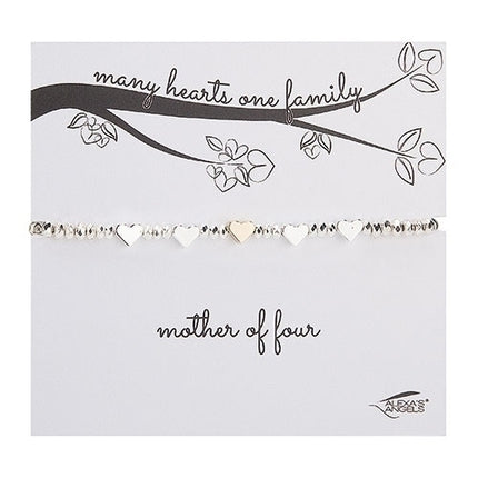 Mother of bracelet — shown with three charms