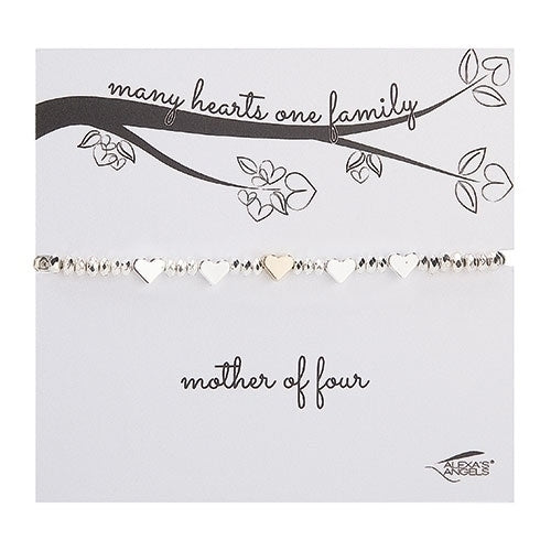 Mother of bracelet — shown with three charms