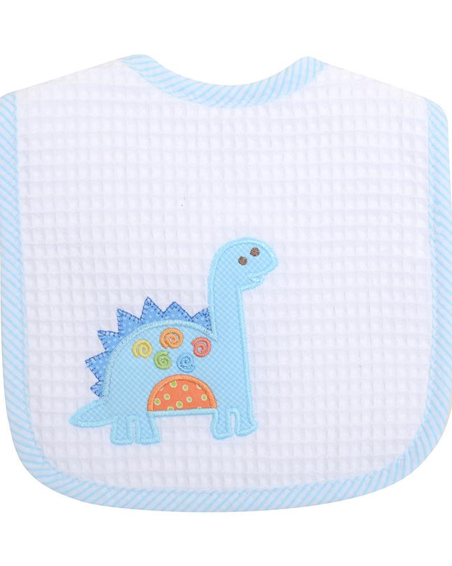 Dinosaur feeding bib — cute baby bib, baby shower gift for boys