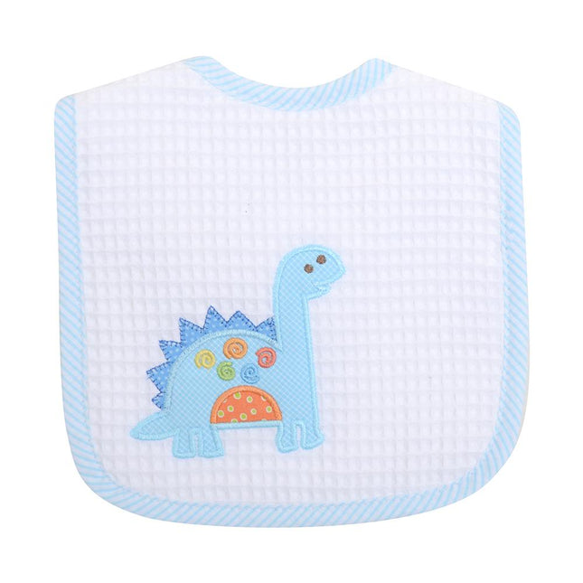 Dinosaur feeding bib — cute baby bib, baby shower gift for boys